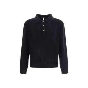 Sunflower Black Cotton Polo Men's Shirt